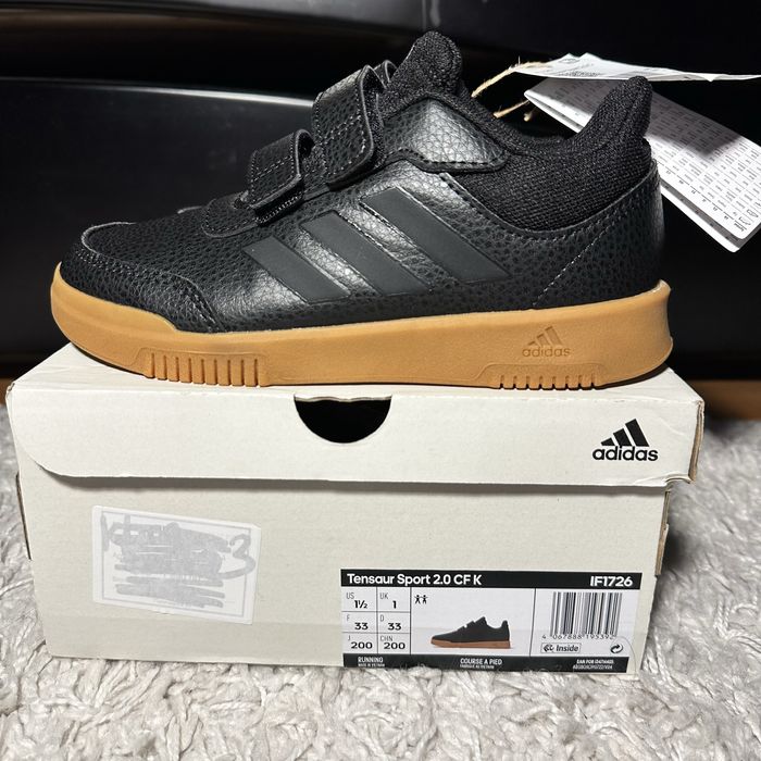 Нові Adidas tensaur sport 2.0 дитячі кросівки на ліпучках 33 р. 21 см
