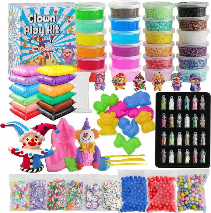 Piankolina zestaw do tworzenia DIY slime koraliki foremki 149 szt