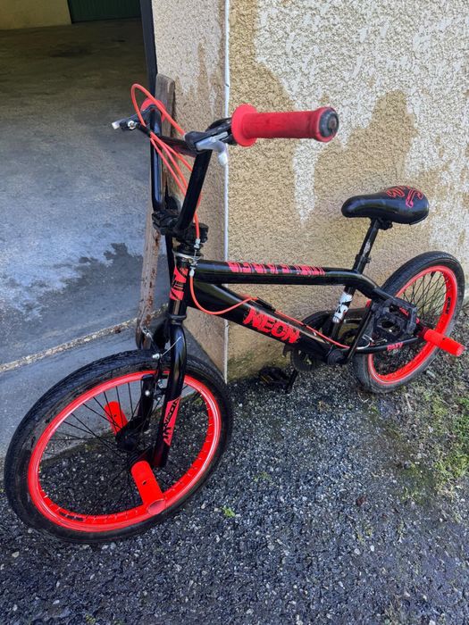 Bicicleta bike bmx neon