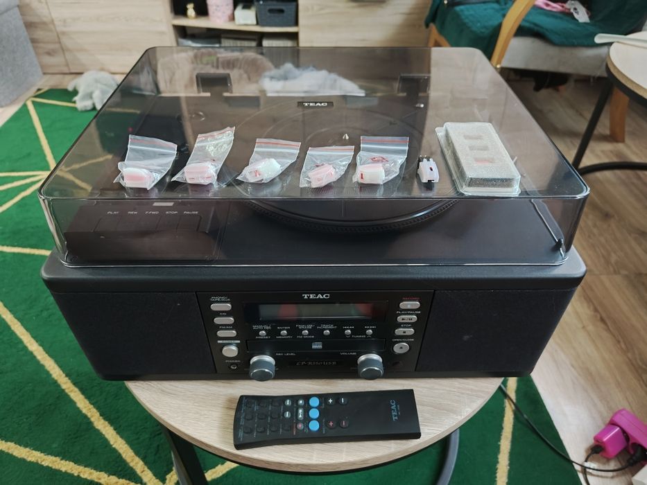 Gramofon TEAC LP-R550USB CD radio USB kasety płyty winylowe