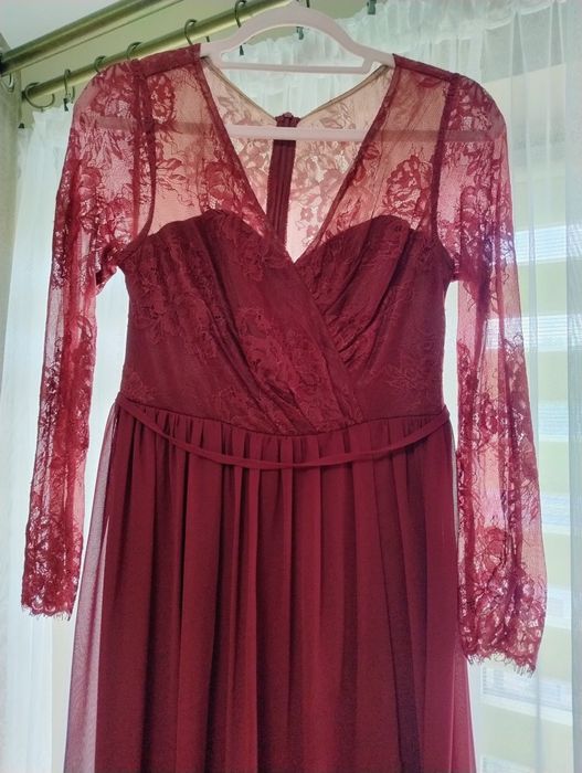 Sukienka bordowa