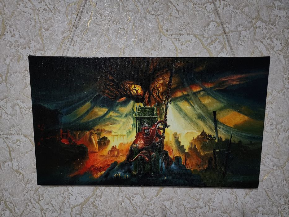 Картина маслом "Messmer. Elden ring" 70×40 см.