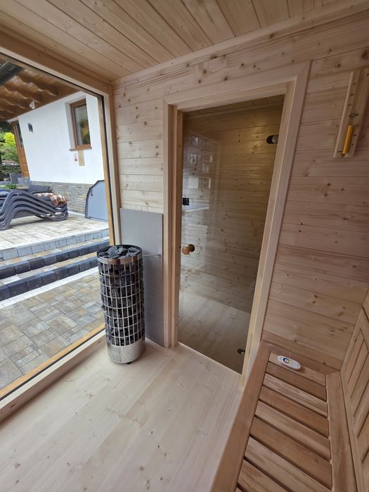 Strefa spa Sauna Balia ogrodowa