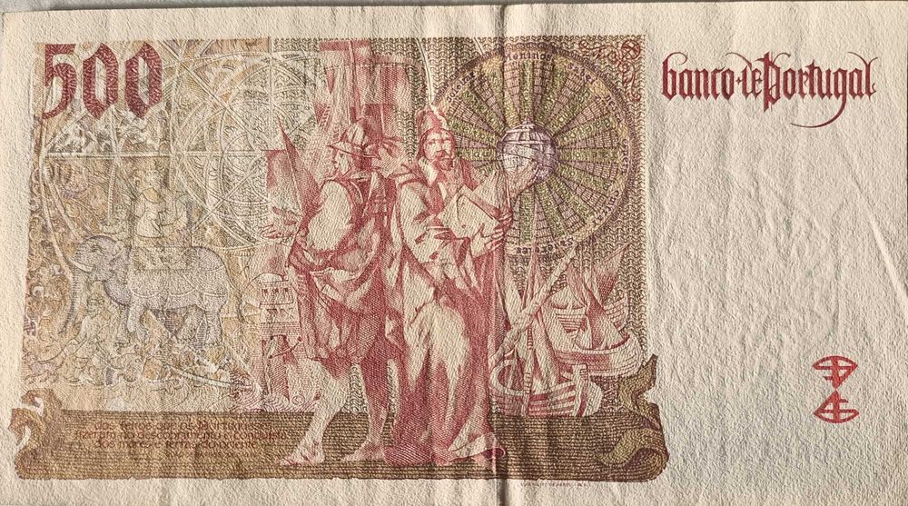3 Notas de 500 escudos da república Portuguesa ( Banco de Portugal )