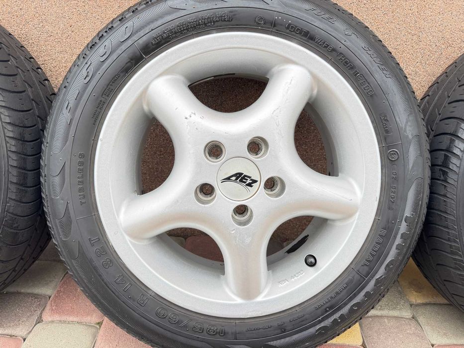 Тітанові діски AEZ 5*100 R14 VW Golf 4-Skoda rapid-faBia-