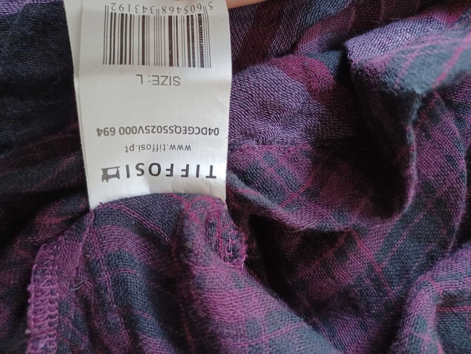 Vestido curto 100% algodão Tiffosi