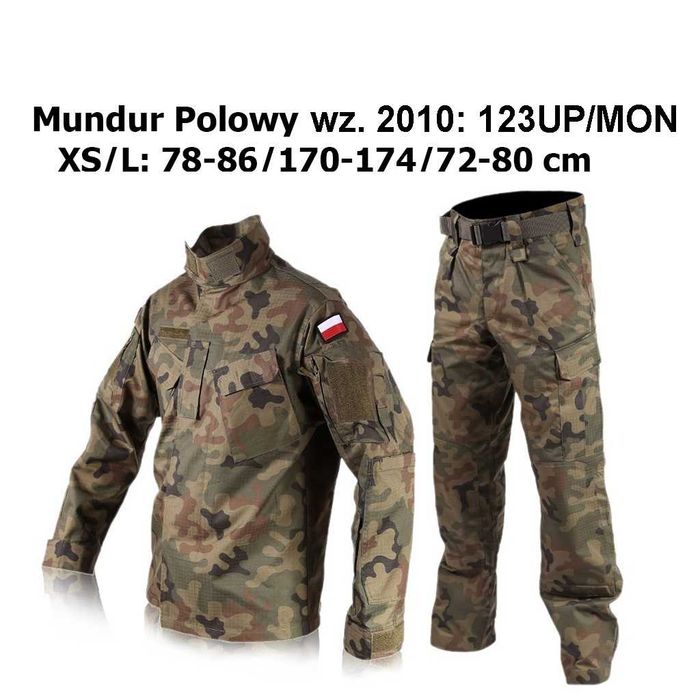 Mundur Polowy wz. 2010: 123UP/MON rozm. XS/L
