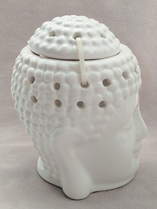 Керамическая аромалампа в форме головы Будды