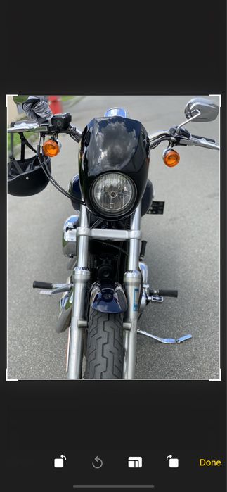 Sportster Harley Davidson скло повороту