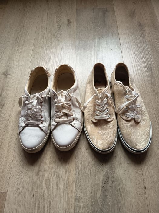 Trampki Gant Vty 40 białe beżowe 2 pary