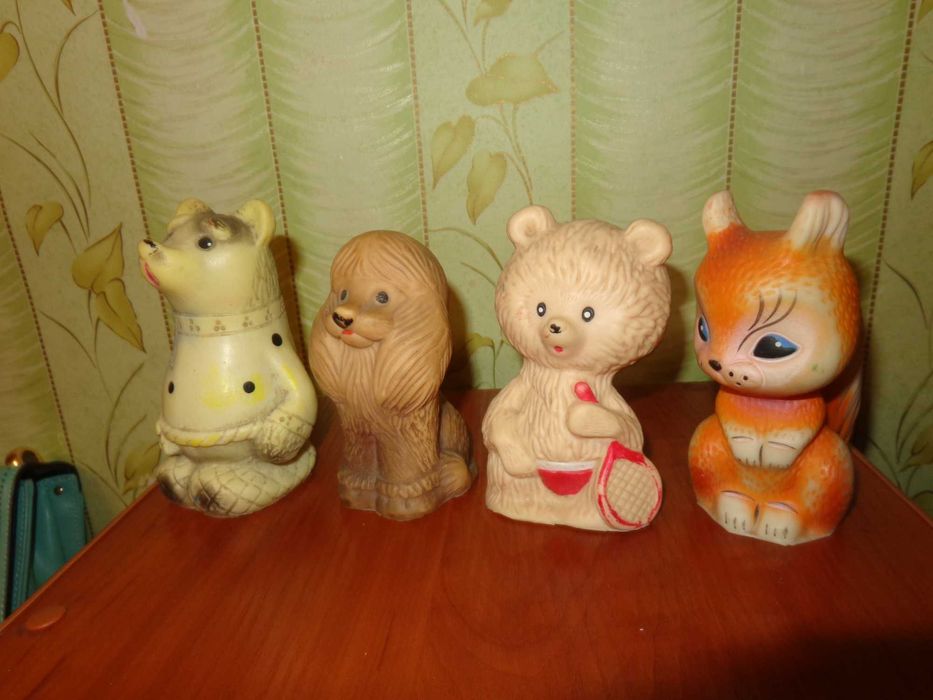 резиновые игрушки