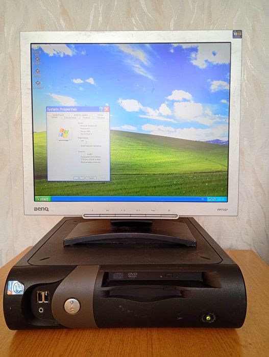 Komputer RETRO Dell OptiPlex GX280 (Pentium 4 2.8GHz, 1GB RAM, Windows XP Professional)  + Monitor BenQ | Win XP