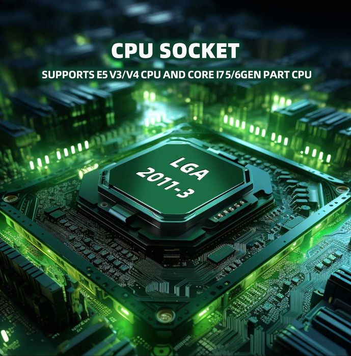 Материнская плата X99 + Xeon E5-2630 v4 + 8 ГБ DDR4 ECC (комплект)