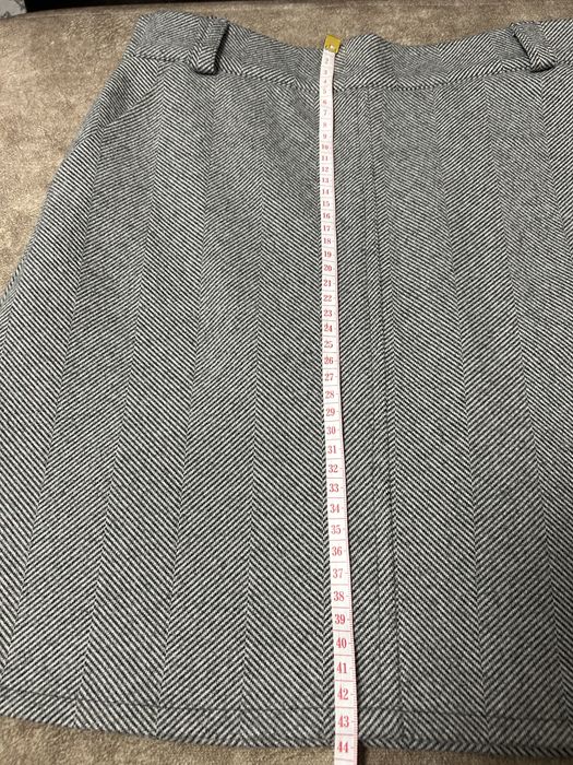 Юбка трапецыя шерстяная