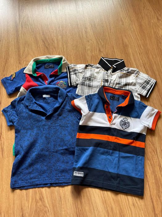 Koszulki polo chłopięce 7szt, r.110