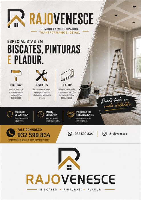 Remodelações pintura e pladur