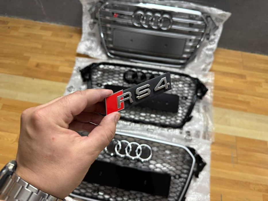 решетка S line A4 rs4 AUDI решотка радиатора новая ауді В8.5 решітка
