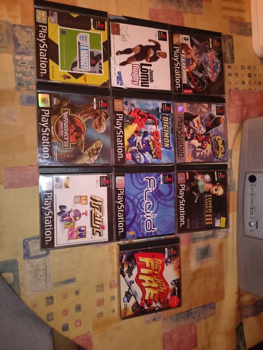 Psx // komplet // instrukcja, 10 gier