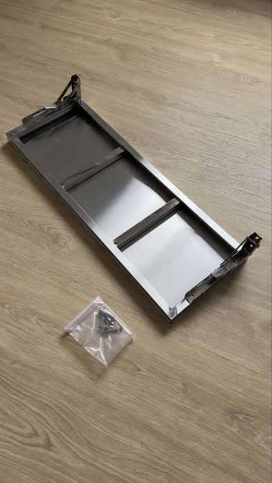 Prateleira retrátil aço inox 70 cm x 25 cm (nova)