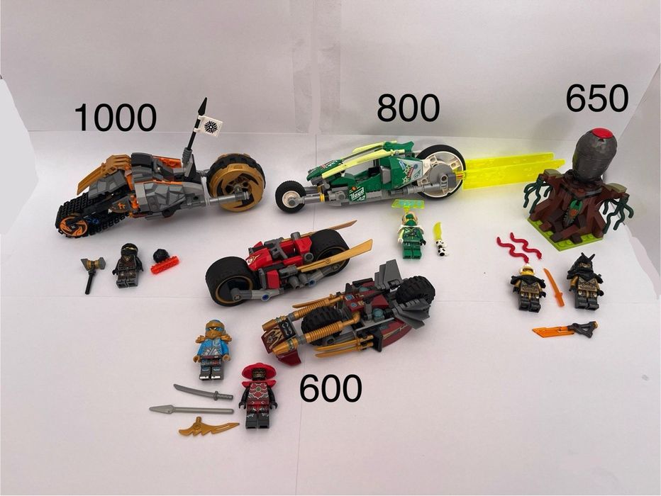 Набори Lego Ninjago та фігурки