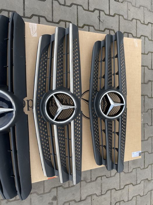 Решітка радіатора решетка бампер віто Mercedes Vito W447 Metris Evito