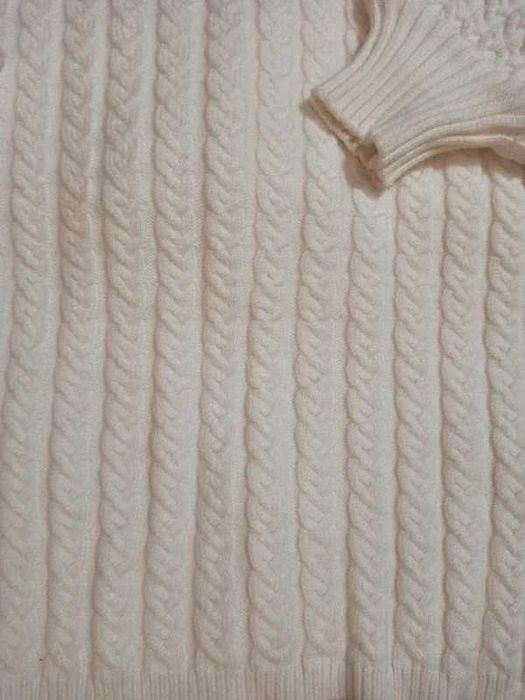 Mohito, komplet sweter ze spódnicą, ecru, wyprzedaż. warkocz, piękny