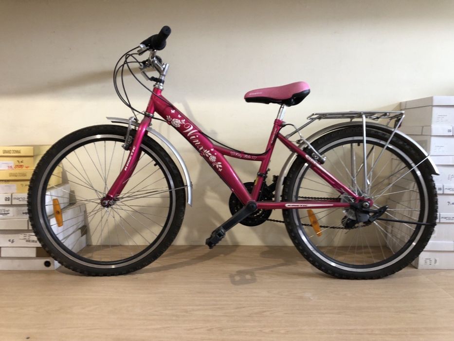 Підлітковий велосипед Kinetic Winx City Bike 24", 18 швидкостей