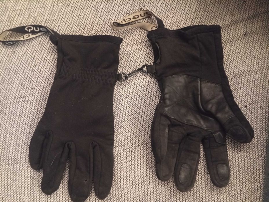Luvas técnicas de inverno, em preto