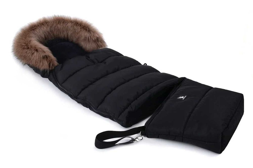 Śpiworek Zimowy Cottonmoose COMBI 130cm | Green | Do fotelika i wózka