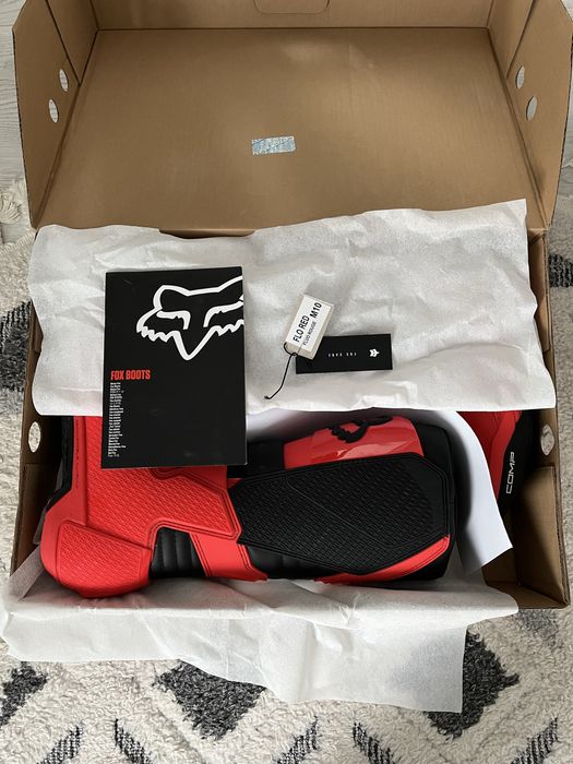 Мотоботи FOX COMP flo red