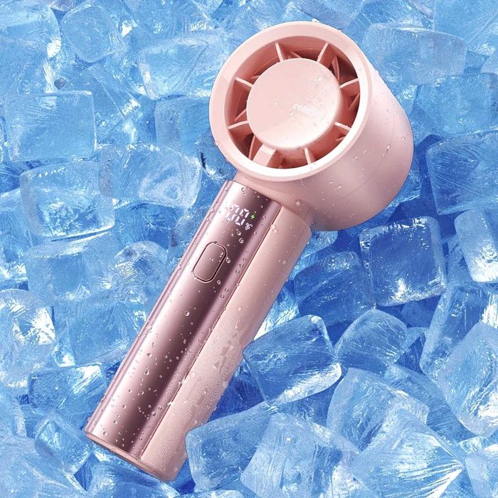 Ручний портативний акумуляторний вентилятор з дисплеєм LED coldSky