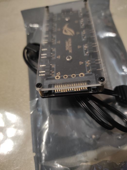 Adaptador hub para ligar até 10 fans no pc, 5v 3pinos