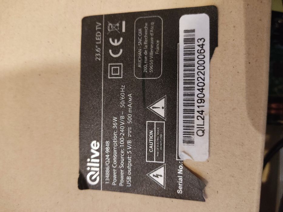 Conjunto peças TV Qilive Q24-984B 24" polegadas - ou à peça