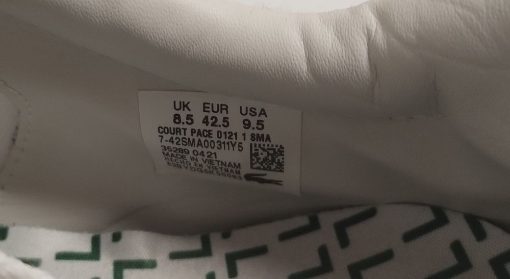 Кросівки Lacoste 43