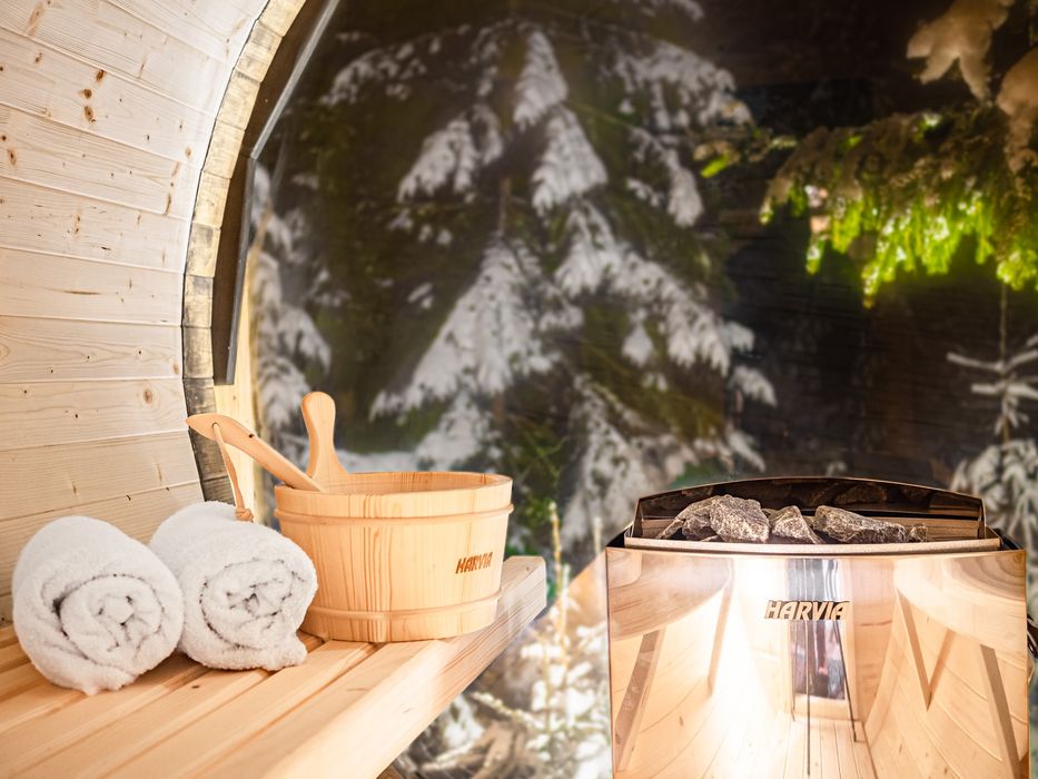 Domek z jacuzzi sauną basenem domki noclegi Zakopane w górach sauna