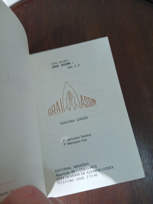 Orai Assim, manual de Oração
