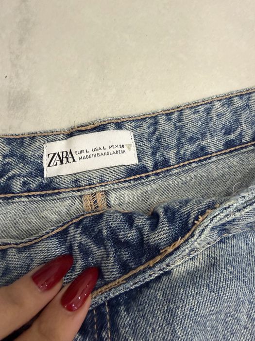 джинсова юбка zara л