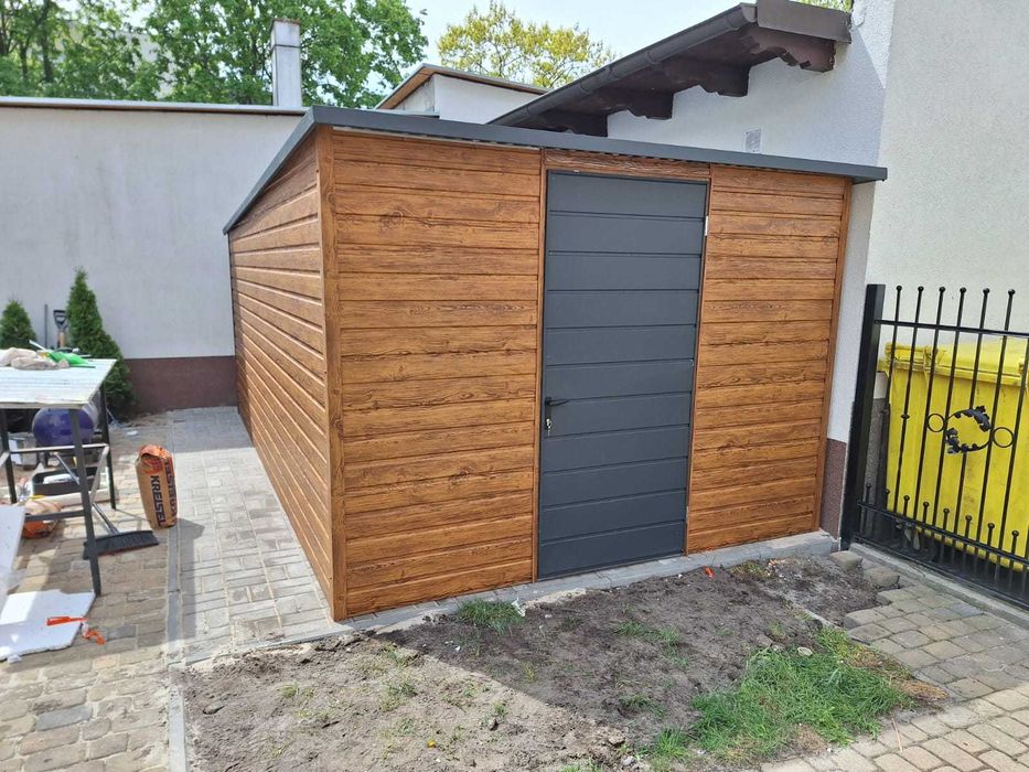 Garaż blaszany 2x3 ocynkowany Garaz Schowek Magazyn Garaże 2x3 3x3 3x4 3x5 3x6 producent !