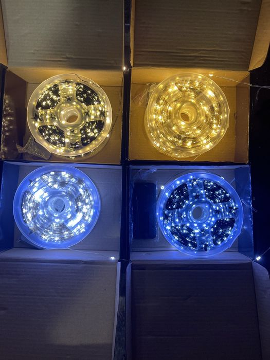 LED гірлянда (мікролед) на котушці роса