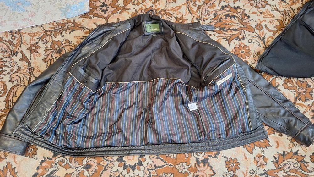 Кожаная куртка HIDEPARK. M.