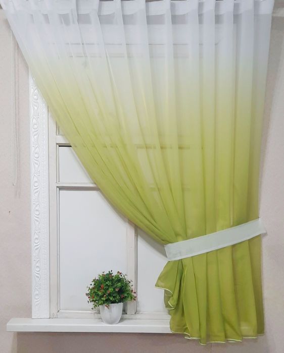 Готовий тюль омбре