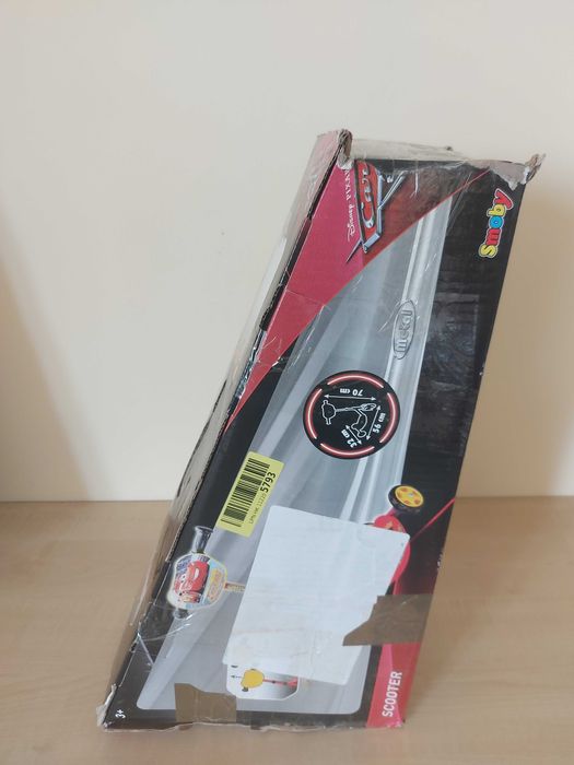 Hulajnoga trójkołowa Smoby Auta Cars Czerwony