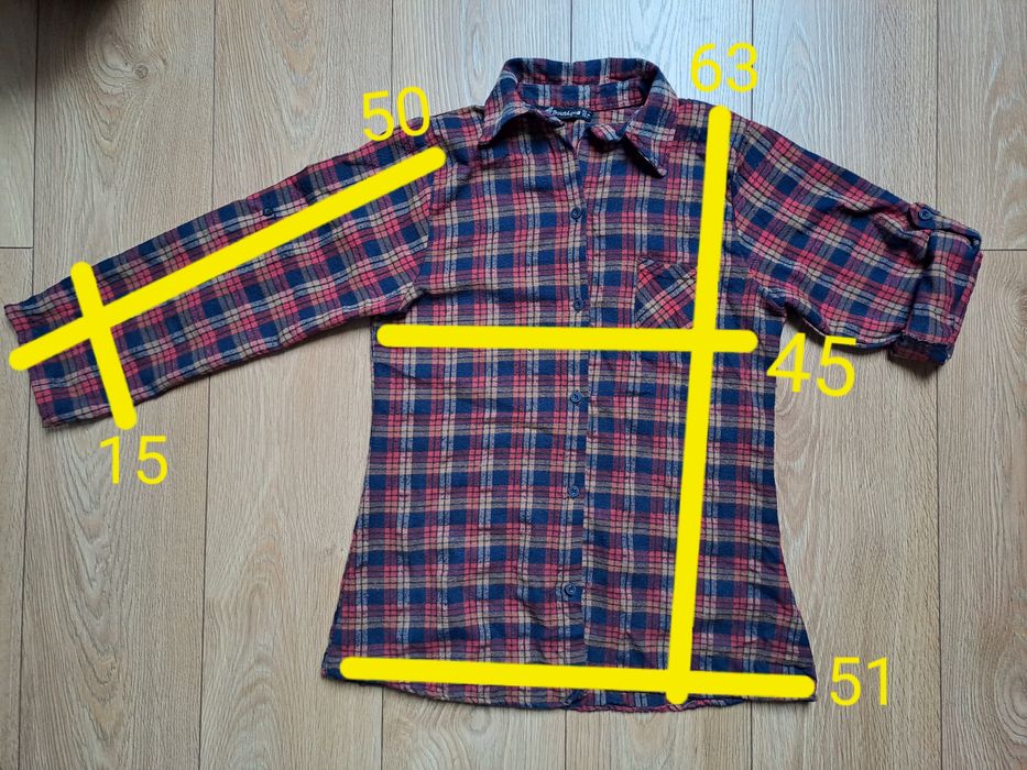 Damska koszula w krate