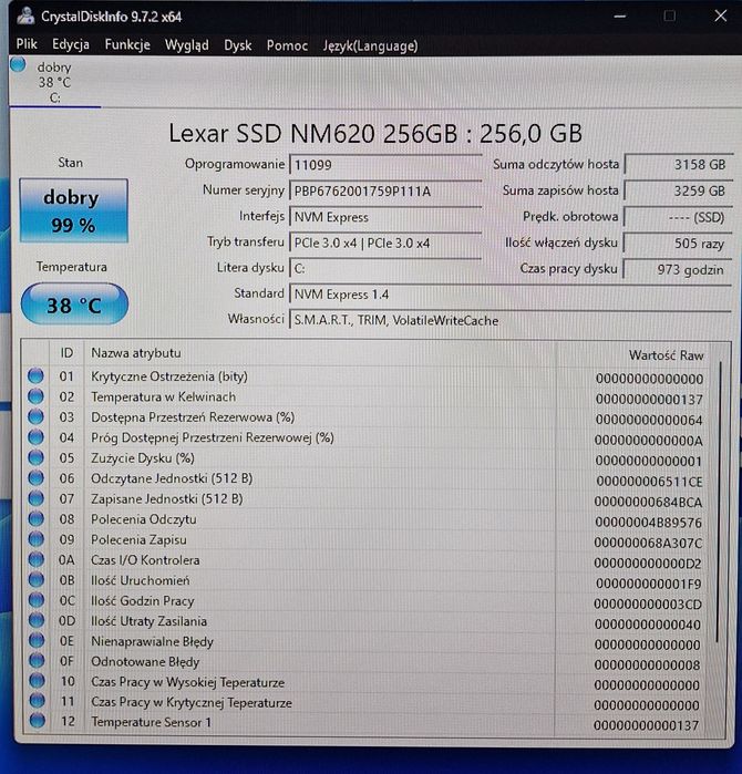 PC i3 10100F 4/8x 4.30GHz+16GB DDR4+m2 256GB SSD Win11 PRO/OKAZJA