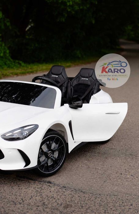 Pojazd Na Akumulator Mercedes GT63 AMG Auto dla dzieci 4x4 Full led