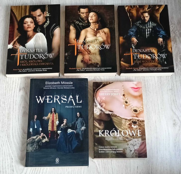 Massie Dynastia Tudorów Wersal Prawo krwi Jones Królowe Władza Intrygi