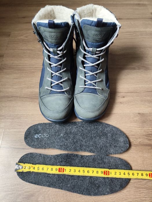 Зимние женские ботинки ECCO р.39, стельки 25,5 см