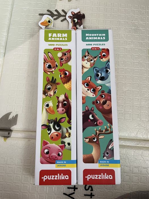 Пазли pazzlika ферма і лісові тварин