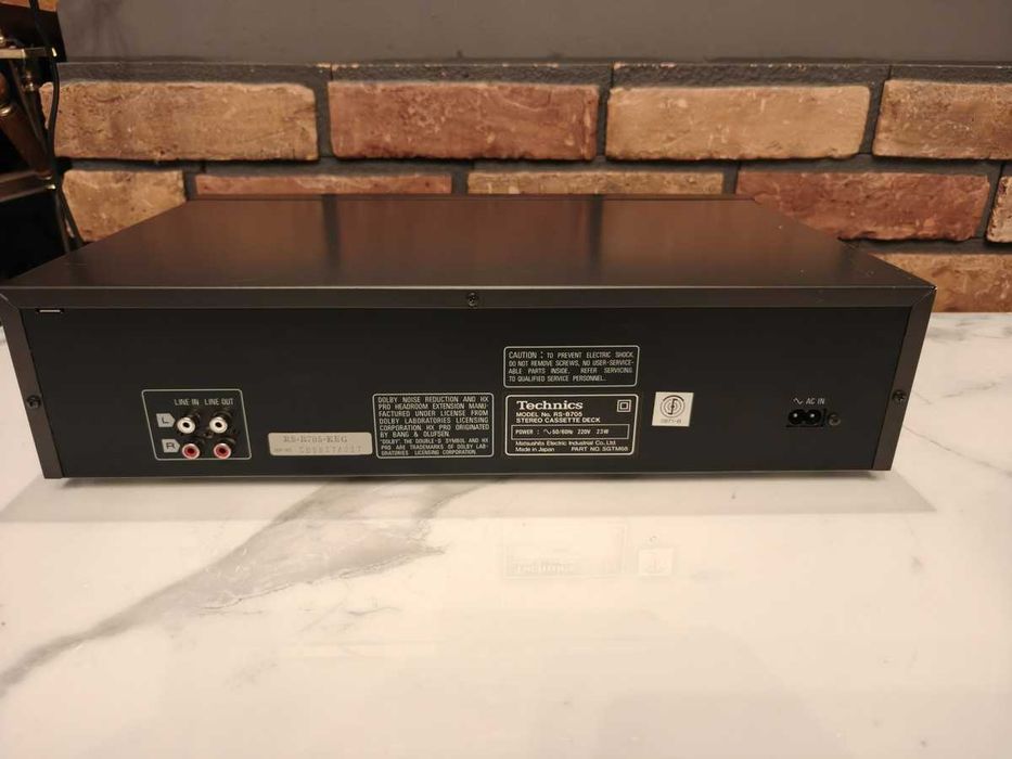 TECHNICS RS-B705 Wysoki model ! Magnetofon 3 głowicowy