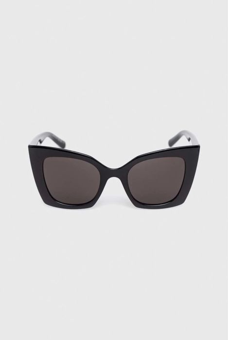 Сонцезахисні окуляри SAINT LAURENT SL 552 001 BLACK чорні оригінал +шкіряний брендовий чохол